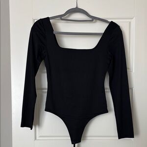 Caara Black Long Sleeve Top